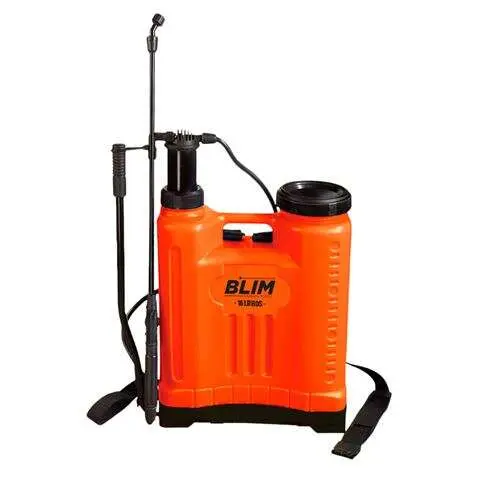 Blim sulfatadora de espalda manual 16l - bomba con presion hasta 4 bar - boquilla regulable - diseño tipo mochila - 1