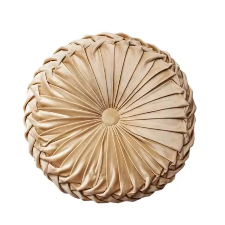 Cojín Decorativo De 3D Calabaza Para Sofá Asiento Redondo De Terciopelo Para Silla De Oficina Cojín Para Piso Y Cama - 1