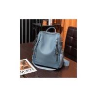 Mochila De piel auténtica para mujer, bolso de viaje de alta calidad, informal, de hombro, 2023 - details 25