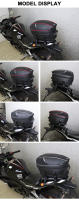 Bolsa De Cola De Motocicleta Negra Impermeable Gran Capacidad Para Viaje Y Equipaje Trasero De Moto Material De Lona Oxford Y EVA - details 10