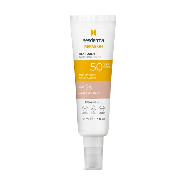 SESDERMA REPASKIN TACTO SEDA COLOR FACIAL SPF50+ 50 ML - 1