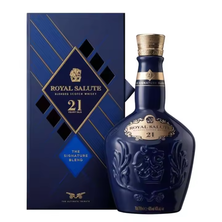 Whisky Chivas Regal 21 Años Royal Salute - Botella 70 CL - Escocés Blended - 40% - 1