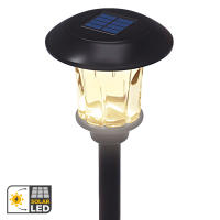 Aktive - Set 2 balizas solares LED 6 lúmenes, emiten luz cálida, iluminación ambiental con estaca, sin cableado, alcance 1 metro, autonomía hasta 8 horas, resistente al agua (IP44), ideal para caminos y jardines - details 1