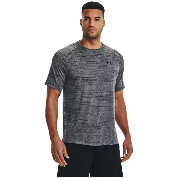 Camiseta de Manga Corta Under Armour Tiger Tech 2.0 Ss para hombre en color gris - 1