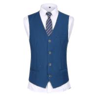 Mens Suit Wedding Party Dinner 3-pieces Suit Blazer Vest Pants 9 Colors - details 1