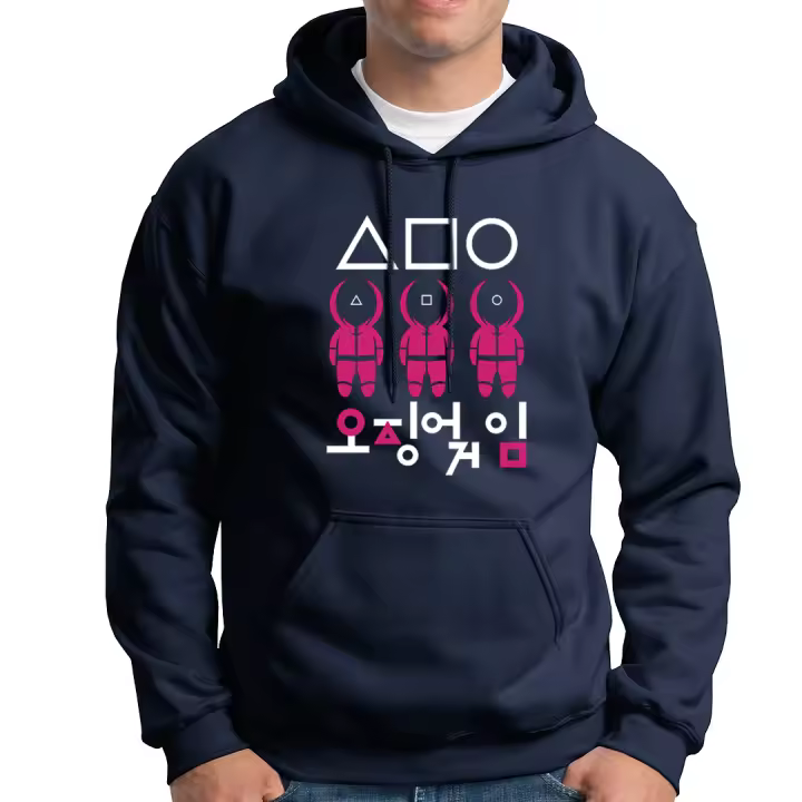 Sudadera con capucha Squid Games. El juego del calamar. Varios colores. Todas las tallas. - 1
