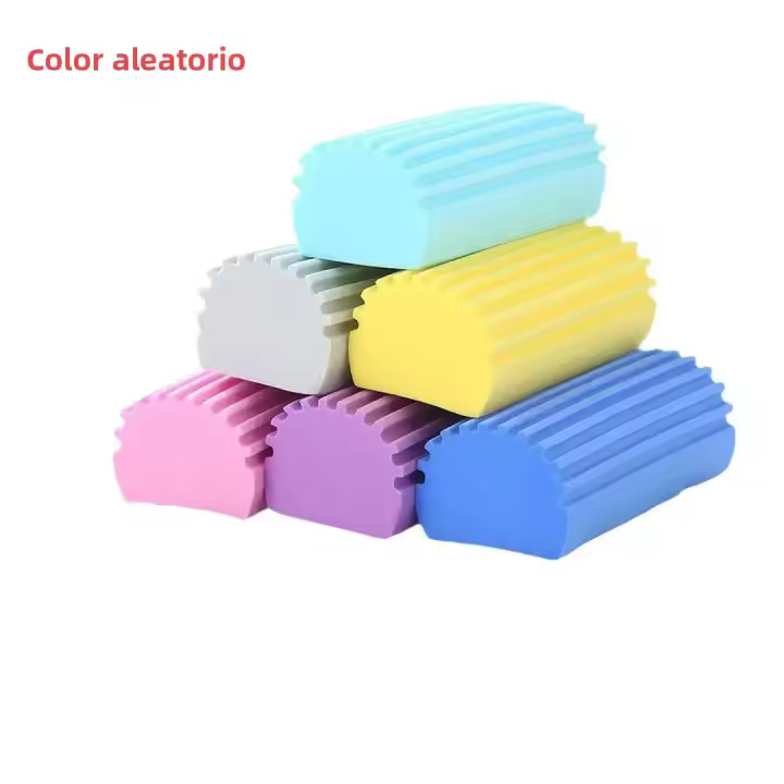 Esponja De Limpieza Mágica PVA Para Ventanas Puertas Blinds Vidrio Baseboards Radiadores Ranuras De Ventanas Duster Húmedo Microfibra - 1