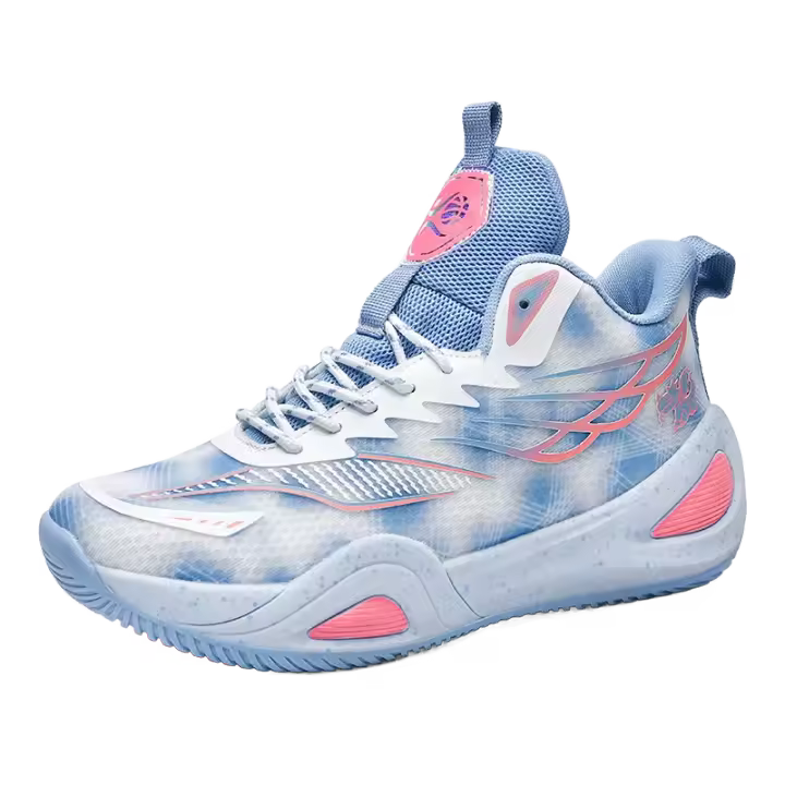 Zapatos De Baloncesto Para Hombre Teen Match pro Suela De Aire Transpirables Algodón Superior Microfibra Antideslizantes Para Entrenamiento Y Campo - 1