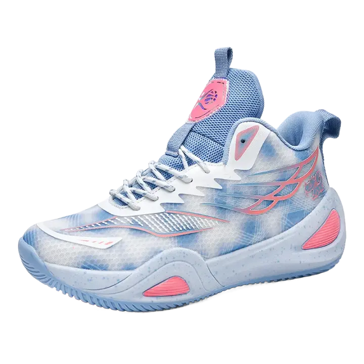 Zapatos De Baloncesto Para Hombre Teen Match pro Suela De Aire Transpirables Algodón Superior Microfibra Antideslizantes Para Entrenamiento Y Campo - 1
