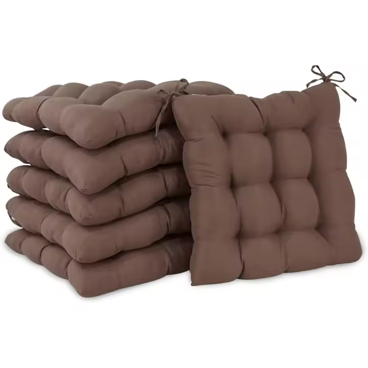 CHELY INTERMARKET | Cojines 9 puntos 40x40x7,5cm Pack de 6 con Correas. - 1