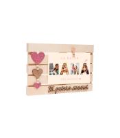 Peluchilandia, Regalo Original día de la Madre, marco madera + osito peluche personalizados. Envío 24/48 horas a tu casa. - details 2