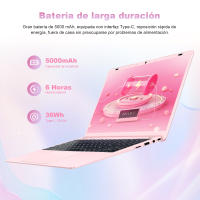 Portátil VANWIN N150 de 15,6 "con Volquete IPS de 1920x1080, Intel N150 de 3,4 GHz, 12 GB de RAM, SSD de 512 GB, Windows 11 Pro, WiFi 6, Bluetooth 5,2, 2 Puertos USB 3,0, 1 Puerto USB 2,0, 1 HDMI, TF * 1, 1 Puerto Type C, teclado en Español - details 6