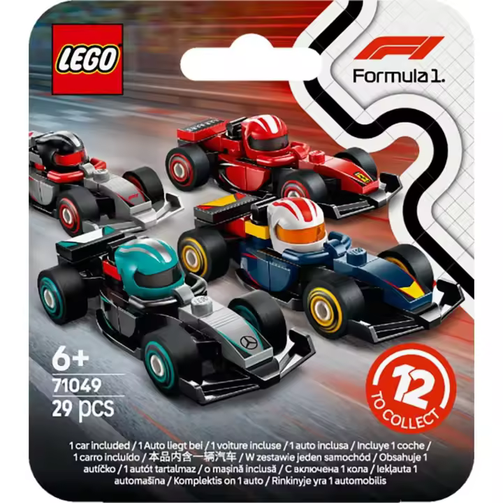 Lego 71049 Coches F1 Coleccionables  (1 unidad Modelos aleatorios )71049 Lego - 1
