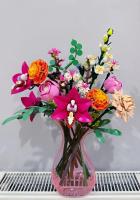 Nuevos Bloques De Construcción Románticos Y Rosa Con 749 Piezas Juguete Educativo Para Niños Decoración Creativa Para El Hogar Regalos De Festividades - details 0