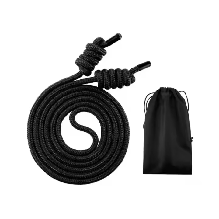 Correa De Ejercicio Para Fitness Doble Trenzado Ajustable Para Hombres Y Mujeres Correa De Saltar Para Gimnasio Doméstico Entrenamiento De Cardio Envolvente Weavon - 1