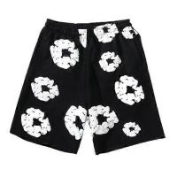 Summer Men Shorts Flower Print Drawstring Elastic Waist Loose Pockets Pleated Vacation Beach Sport Casual Homewear Short Pants - details 0