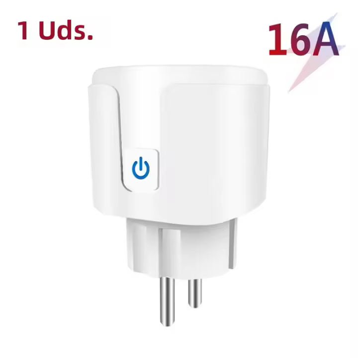 Enchufe Inteligente WiFi Tuya 16A 20A EU Con Función De Programación Y Control De Voz Compatible Con Alexa Y Google Assistant - 1