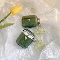 Funda Protectora Para AirPods 1/2/3/Pro Con Patrón De Tulipán Funda De Cabeza Accesorio De Auriculares Material Plástico - details 0