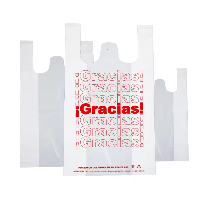 Bolsas Plastico 400 Uds 40x50cm ¡GRACIAS! - 1