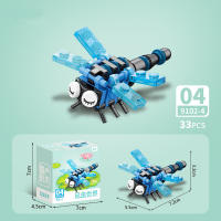 Bloques De Construcción De Animales Del Mundo Insecto Scorpion Mantis Hormiga Araña Pájaro Marino Regalo Para Niños Adornos De Escritorio Bloques Pequeños Compatible Con Lego ABS Sin Batería - details 53