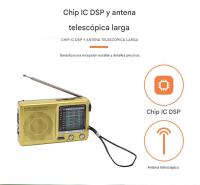 Radio AM/FM/SW portátil operado compatible con interior, exterior y Uso DE EMERGENCIA - details 2