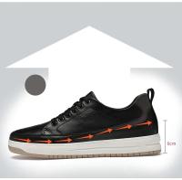 Zapatos De Cuero Para Hombre Con Alturas Aumentadas Suela De 6cm Casual Cómodos Elevador Comodidad Tamaño True Fit - details 4
