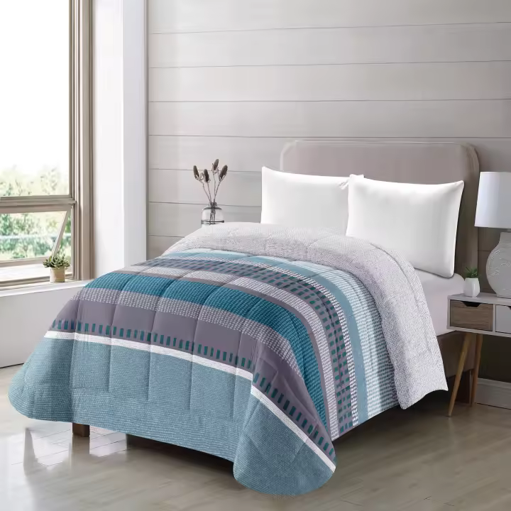 Terma Home - Edredón Nórdico Estampado Vicenzo Invierno Reversible 300g Alta Calidad Efecto Térmico Tacto Pluma Suave y Cálido 90 - 105 - 135 - 150 cm - 1