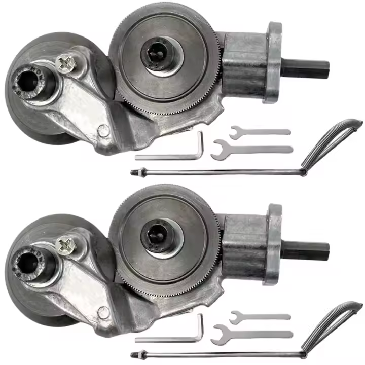Cortadora De Placas De Metal Para Taladro Eléctrico Doble Cabeza Corte Preciso Fijación Con Tornillo Herramienta Eléctrica Para Metalworking - 1