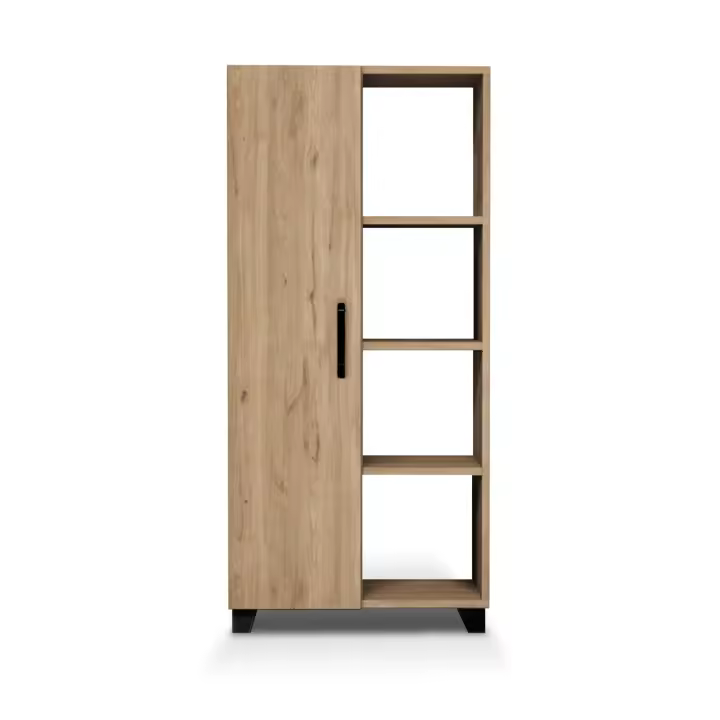 Catterhouse Armario Multiusos Catter House Larisa Arena 60x32x128 Cm - Organiza Tu Hogar - Diseño Versátil - Baldas Ajustables - 1