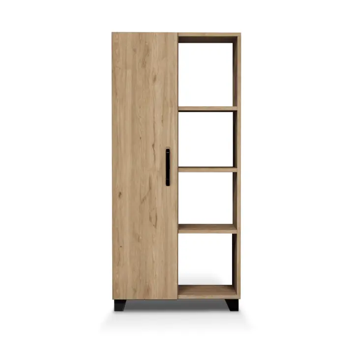 Catterhouse Armario Multiusos Catter House Larisa Arena 60x32x128 Cm - Organiza Tu Hogar - Diseño Versátil - Baldas Ajustables - 1
