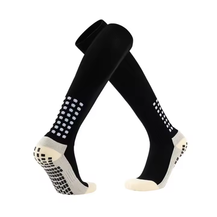 Calcetines De Fútbol Largos Para Hombres Y Mujeres Antideslizantes Y Anti-fricción Con Fondo De Silicona Alto Para Deportes Y Adecuados Para El Otoño - 1