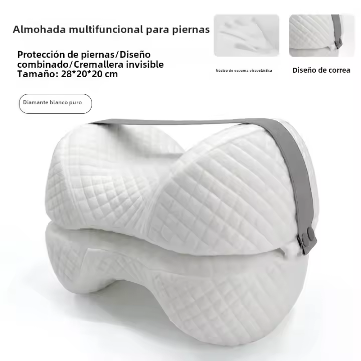 Almohada De Memoria Para Piernas Y Rodillas 1PC Almohada De Espalda Y Rodilla Para Dormir Alivio De La Artritis Cervical Alineación De Espine - 1
