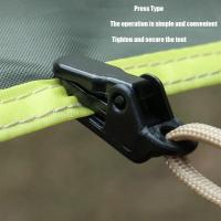 10Pcs Abrazaderas De Toldo Clips De Tela Para Acampar Herramienta De Apretado Para Camping Y Senderismo Equipo De Camping Al Aire Libre - details 2