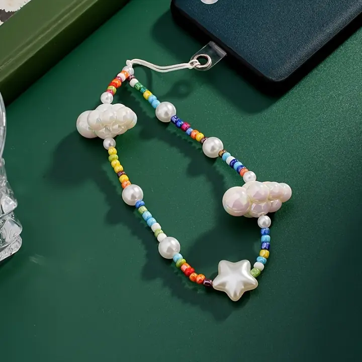 Cuerda De Colgante Exquisito Para Móvil 1pc Caiyun Xingzhu Accesorios De Teléfono Móvil Hecho De Algodón Unisex - 1