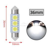 Lámpara LED C5W 3SMD 5050 Para Coche Universal 12V Luz De Matrícula Maletero Interior Farol De Puerta Lectura Señal De Giro - details 9