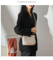 Bolso De Hombro Para Mujer En Cuero Sólido Con Correa Ancha De Tela Bolso Cruzado De Moda Con Cierre De Cremallera Bolsa De Mano Versátil - details 4