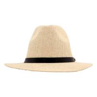 Kebedo Moda Sombrero de Paja para Hombre Mujer de alta calidad, Gorro Panamá de Verano UPF 50, Sombrero Marrón, Estilo Fedora para el Sol, Playa, Fiesta, De ala Ancha, Plegable y Ligero Marrón, Talla Única Ajustable 56-57CM - details 5