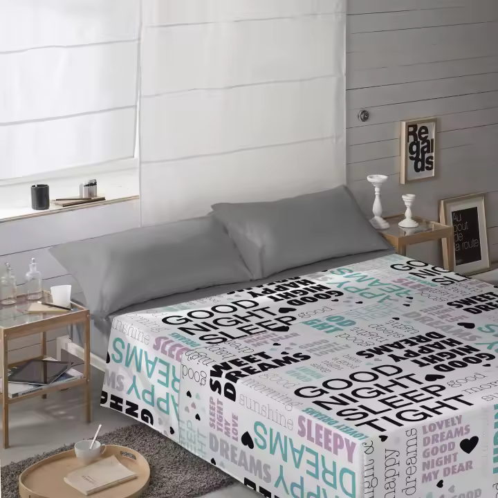 ICEHOME - Juego de Sábanas Estampado 2/3 Piezas - Algodón Extra Suave - Fabricado en España - Cama 90/135/150/180 - GOODNATT - 1