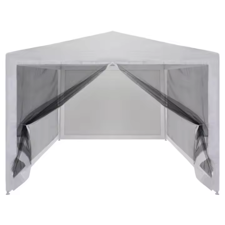 vidaXL Carpa Celebraciones con 4 Paredes 3x3 m Toldo Marquesina Cenador Tienda Color Blanco,  Antracita,  Azul y mas - 1