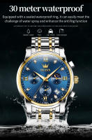 Reloj De Pulsera Multifuncional Para Hombre OLEVS Con Fase De La Luna Acero Inoxidable Resistente Al Agua Lujo Marca Reloj De Pulsera Masculino - details 18