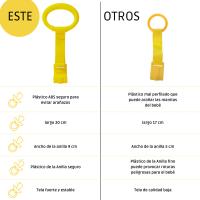 Anillas Para Cunas y Parques | 4 Piezas Para Agarres Parque Infantil Que Ayudan a Aprender a Ponerse de Pie Fácilmente| Regalo Ideal De Anillas Para Parque Cuna. - details 3