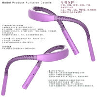 Lámpara colgante de cuello LED, lámpara de lectura con protección ocular, lámpara de mesa, lámpara para correr, lámpara de lectura de cuello, lámpara de belleza, lámpara colgante de cuello - details 2