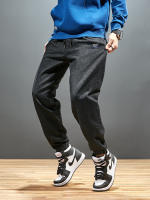 Jeans De Jogger Para Hombres Talla Grande 6XL 7XL 8XL Streetwear Negro Azul Pantalones Cargo Casuales Elásticos De Algodón Con Estiramiento Jeans Taper Baggy - details 9
