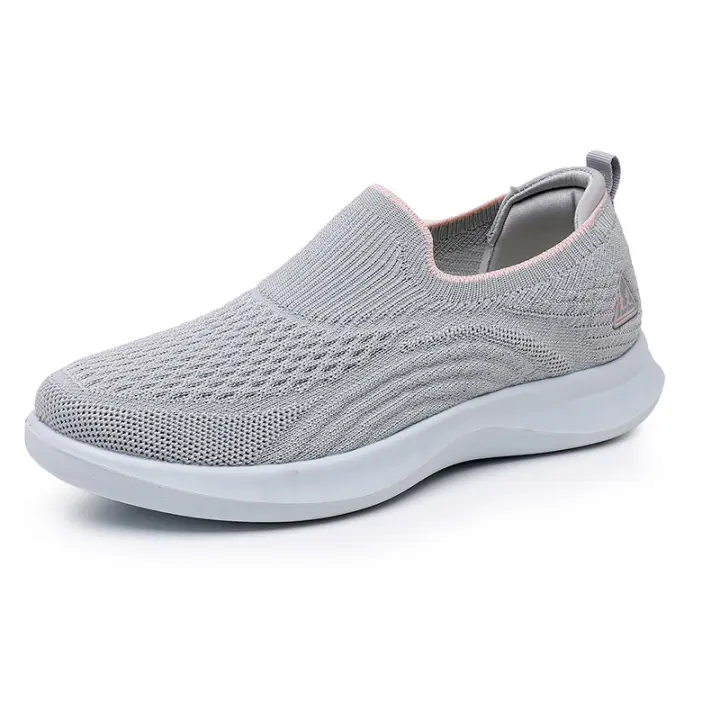 Zapatos para mujer Primavera y Otoño nuevos zapatos sin cordones para mujer Zapatos casuales para caminar Zapatos de madre de suela suave Zapatos deportivos personalizados de moda para mujer - 1