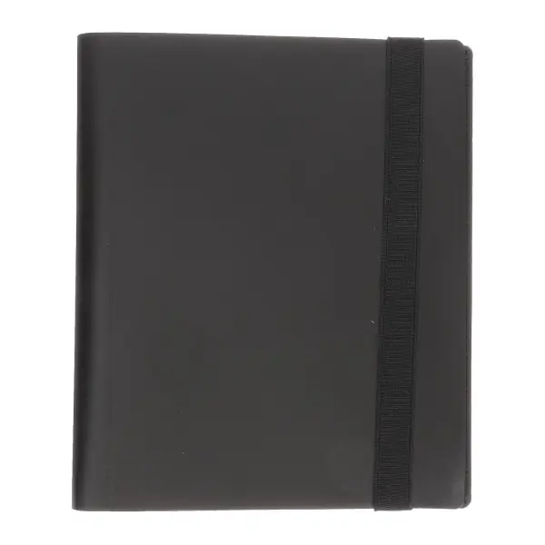 Carpeta negra para colección de cartas, libro para naipes, carpeta para colección de cartas, álbum, álbum, porta tarjetas, carpeta - 1