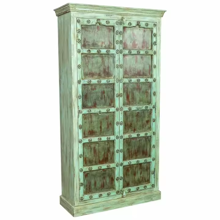 Armario de madera acabado artesanal 105x42x199 - 1