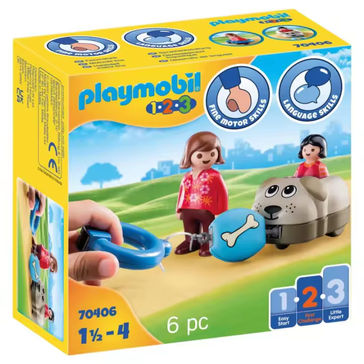 Playmobil 70406 1.2.3 Mi Perro Playmobil 1.2.3 21P70406 - 1