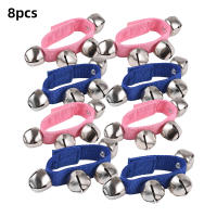8pcs Campanas De Navidad Para Muñeca Instrumento Musical De Percusión Rítmica Para Fiestas Escolares Y Celebraciones De Navidad - details 2