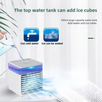 Aire Acondicionado Portátil Silencio, Mini Enfriador de Aire, 4 en 1 Ventilador Purificador de Aire y Humidificador con 7 Luces y Depósito de agua Led para Hogar Oficina - details 1