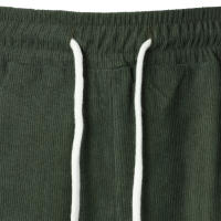 Nuevos Pantalones Cortos De Corduroy Para Hombre Verano Color Sólido Con Cordones Estilo Casual Cierre De Cordón Talla Media - details 42